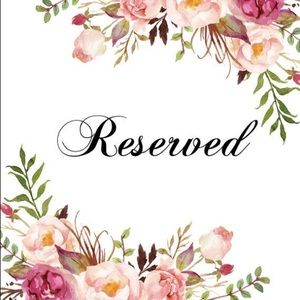 Reserved for Jennifer Hill